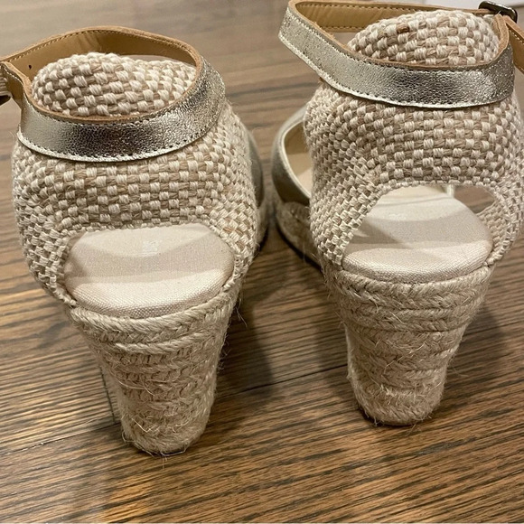 NEW Soludos Closed-toe Midwedge Linen Espadrille Women’s 10 - Picture 10 of 12